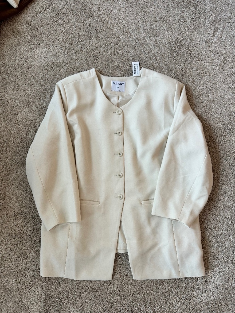 Old Navy Collarless Blazer